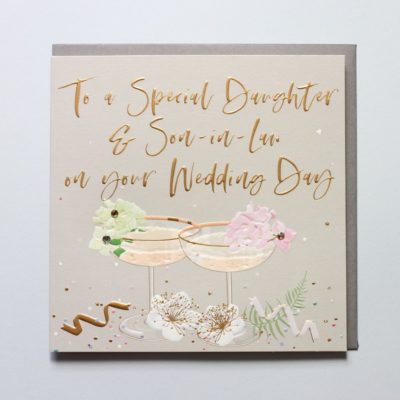 To A Special Daughter & Son In Law On Your Wedding Day