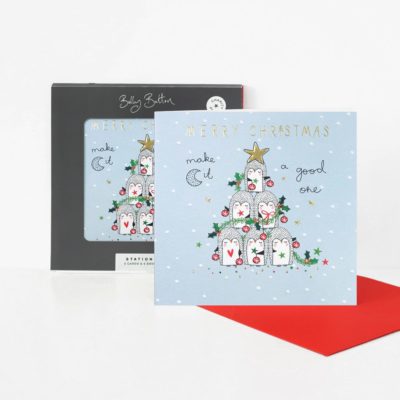Penguin Tree Charity Christmas Cards - Pack of 5