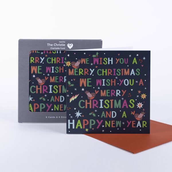 Robins & Text Charity Boxed cards - Pack of 6